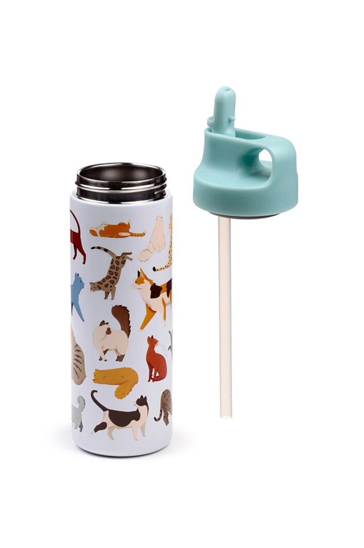 Thermoflasche 500 ml in Katzen