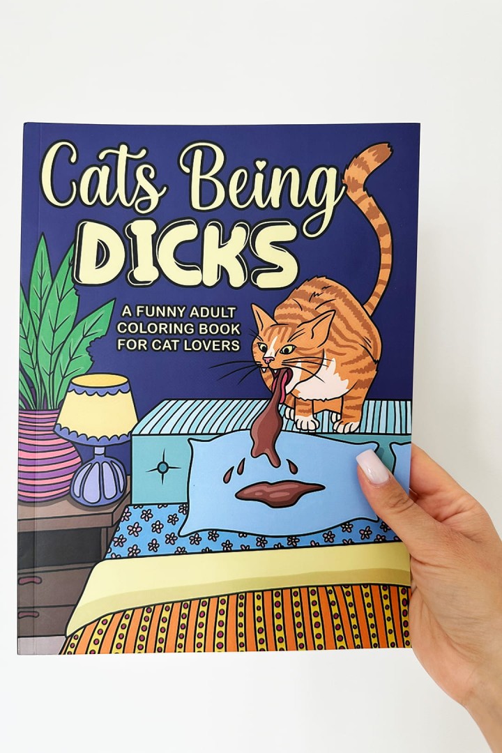 Malbuch für Erwachsene mit Katzen lustiges Buch