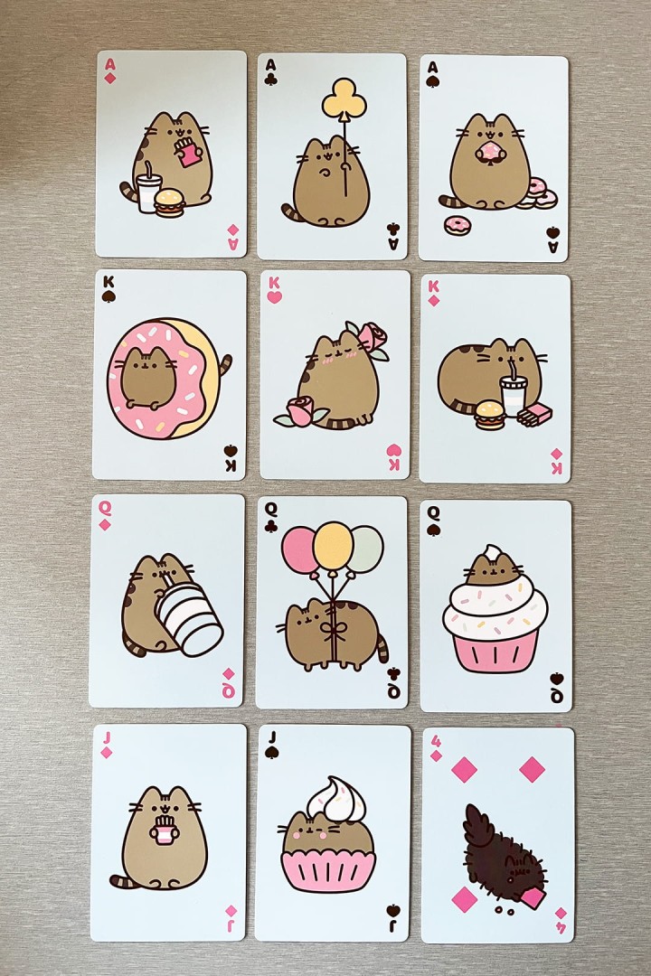 Pusheen Katze Spielkarten Deck in Katzen
