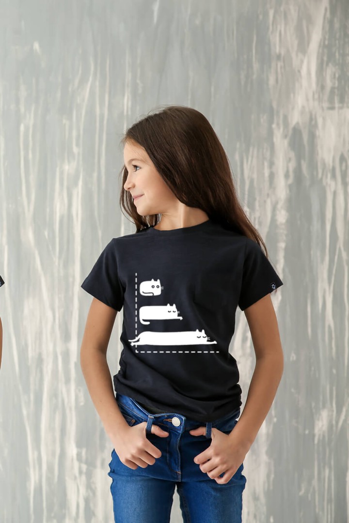 Kinder-T-Shirt Katzenwaage