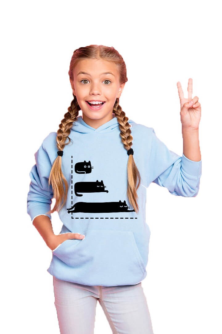 Kinder Hoodie Katzenwaage