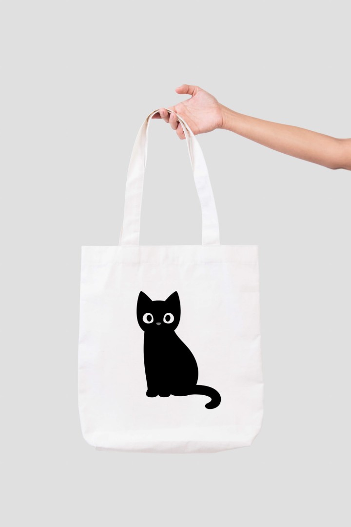 Schwarzes Kätzchen Tasche