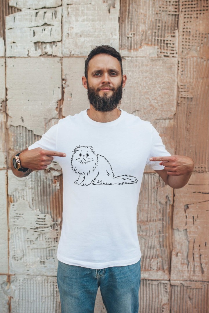 T-shirt Exotische Katze