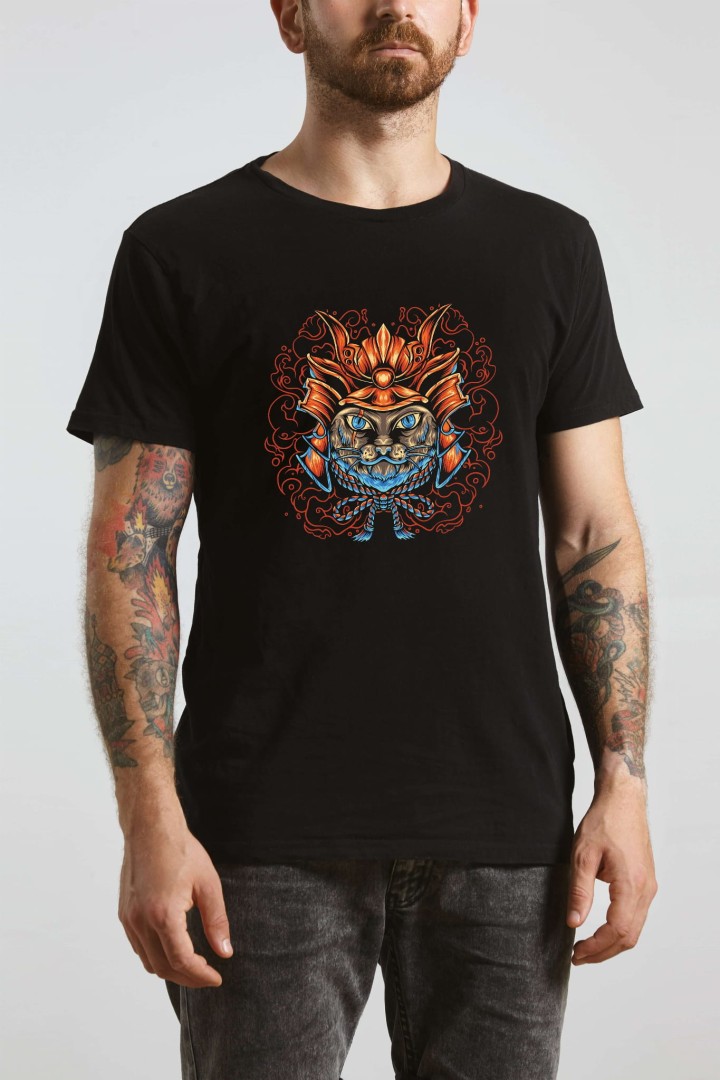 Samurai-Katze T-Shirt