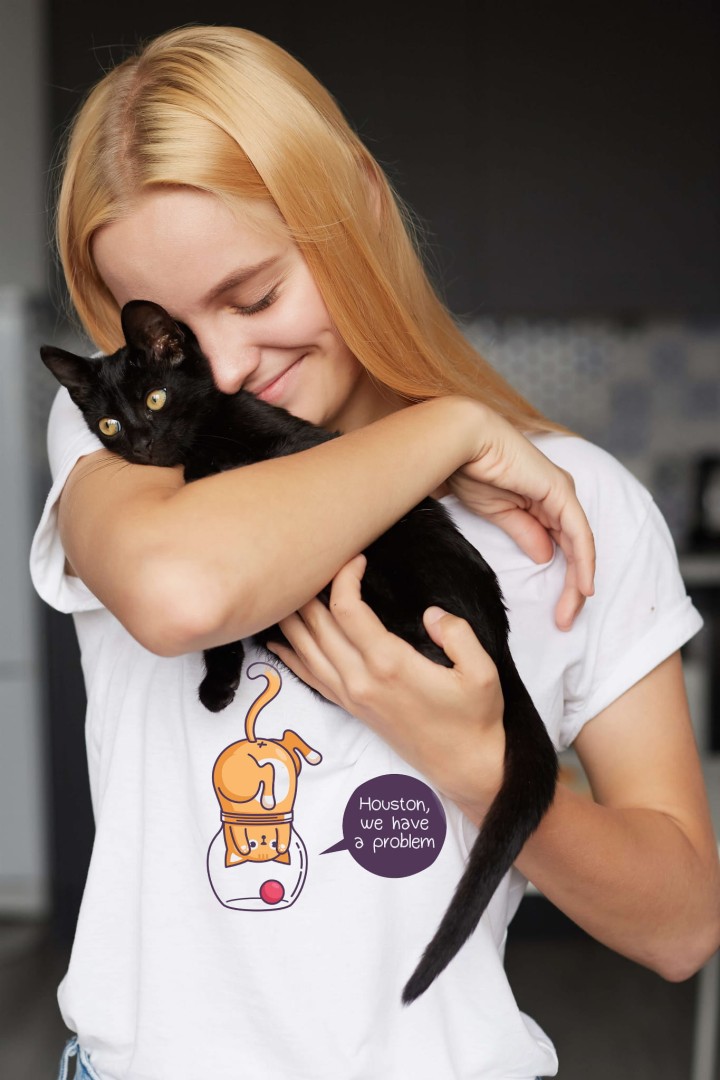 T-Shirt Weltraumkatze