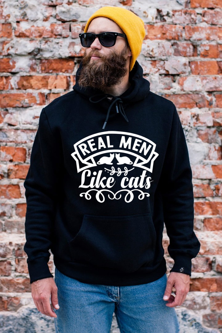 Real Cat Man Hoodie