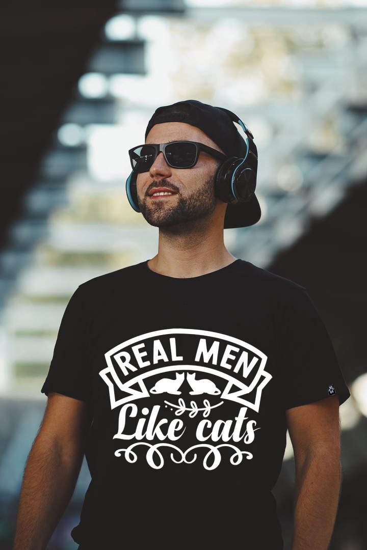 Real Cat Man T-Shirt