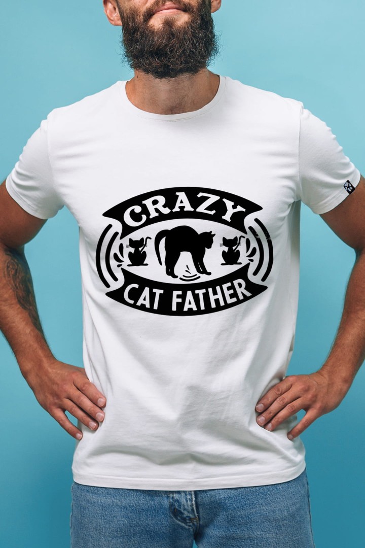T-Shirt für den Katzenvater