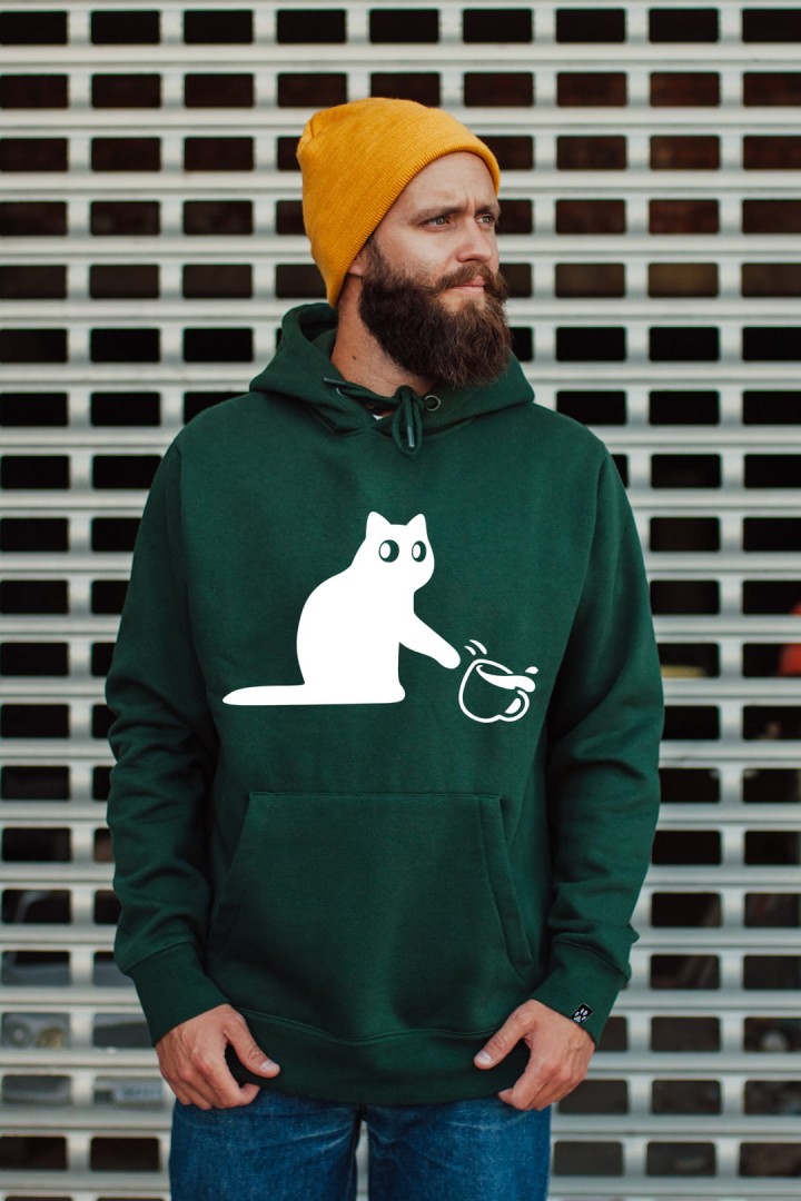 Typische Katze Hoodie