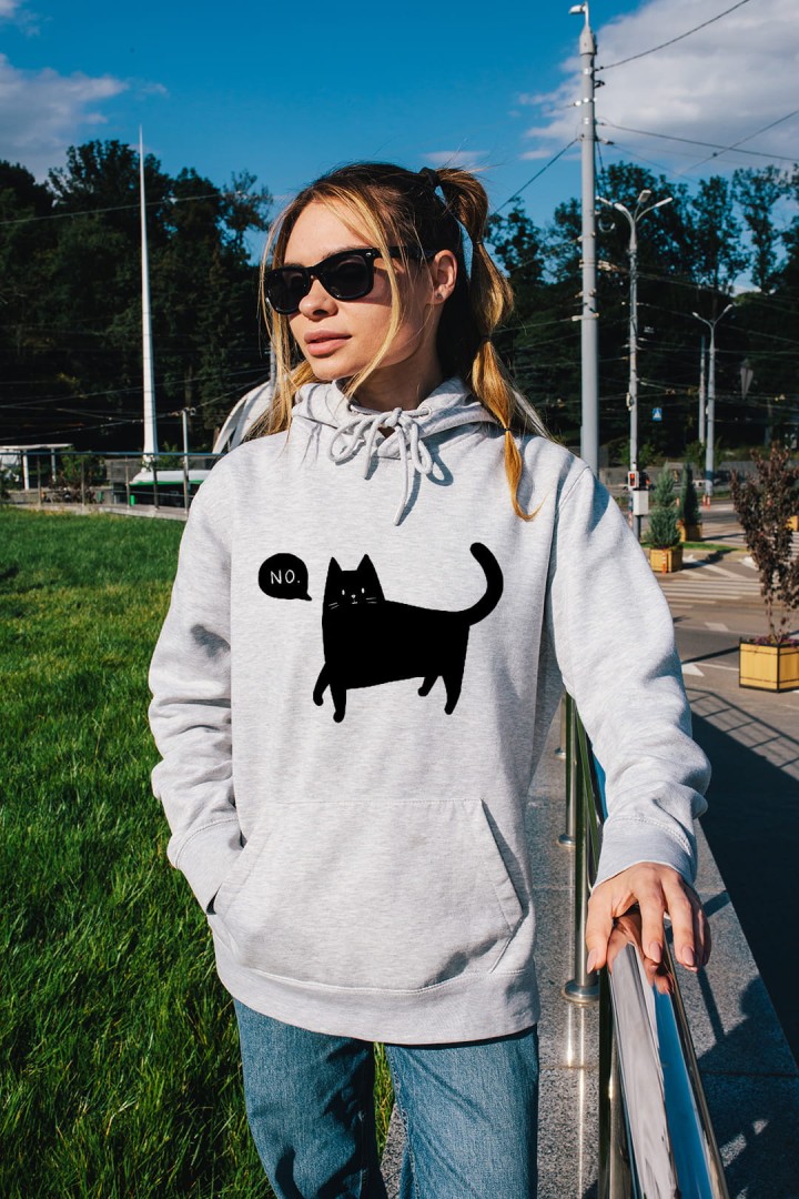 Durchsetzungsfähiges Katzen-Sweatshirt