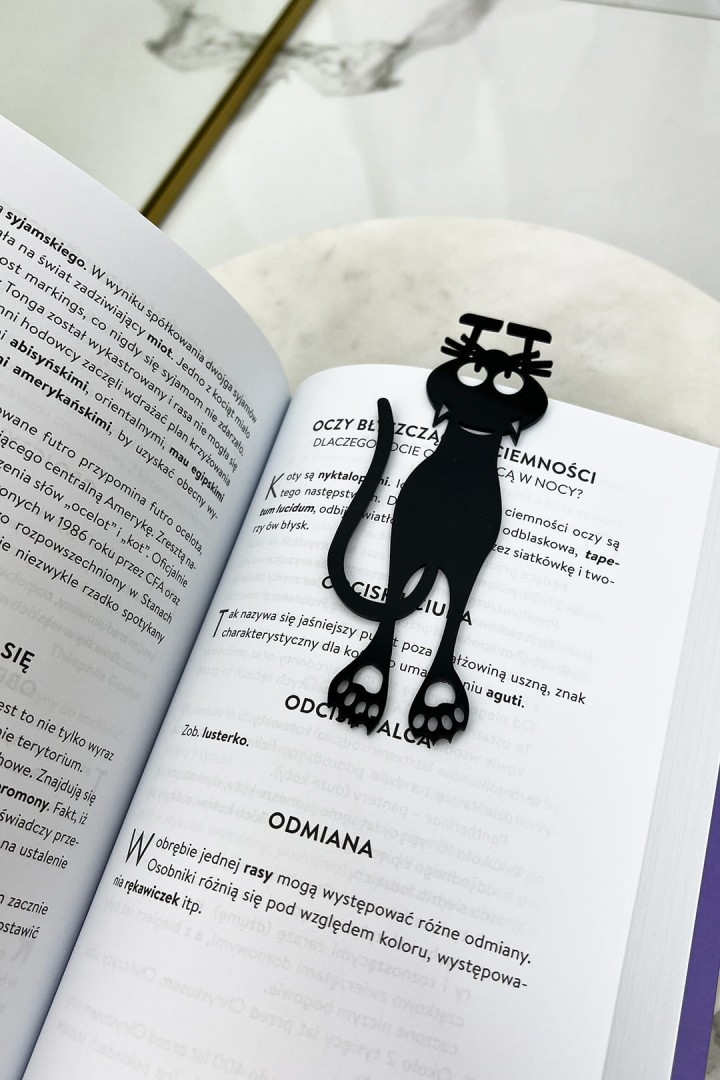 Lesezeichen in Katzenform