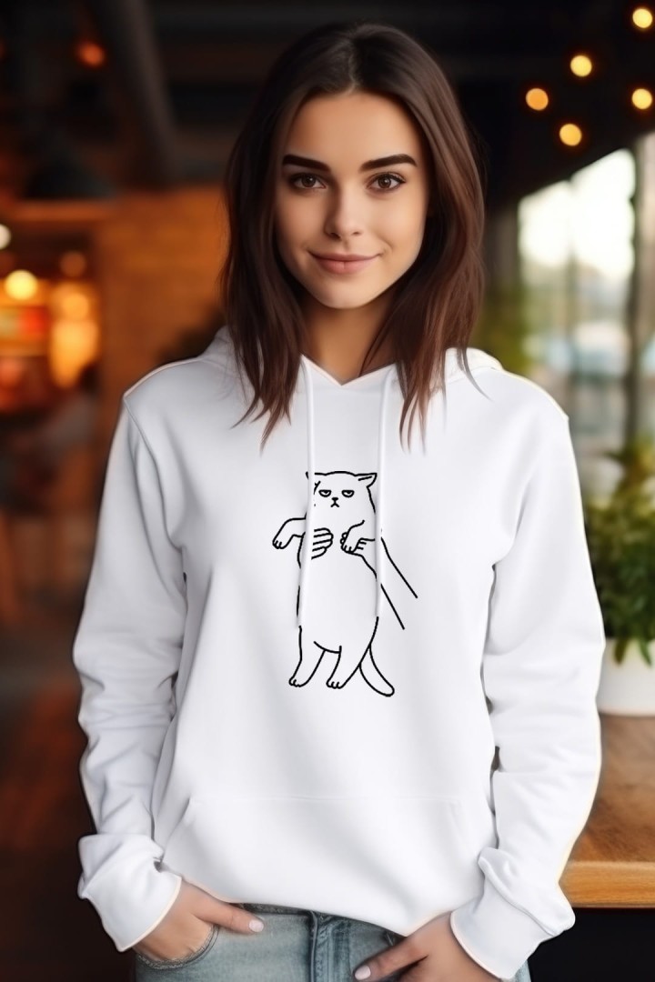 Bluse beleidigte Katze
