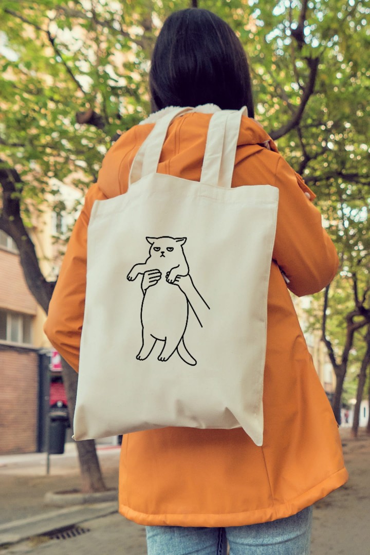beleidigte Katze Taschen