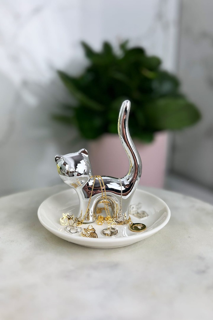 Schmuckkästchen mit einer Katze