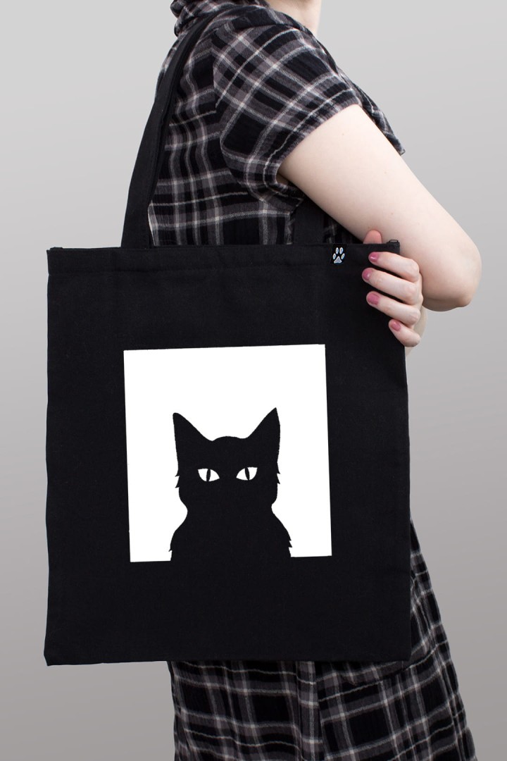 die schwarze Katze Tasche