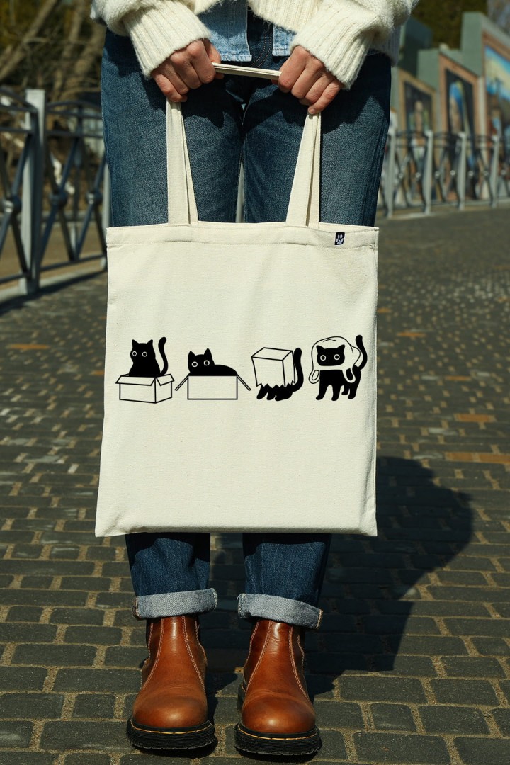 schelmische Katzen Tasche 