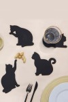 4x Mug Pad in Form einer Katze