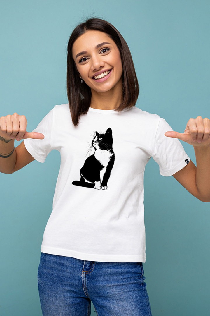 Tuxedo-Katzen-T-Shirt 