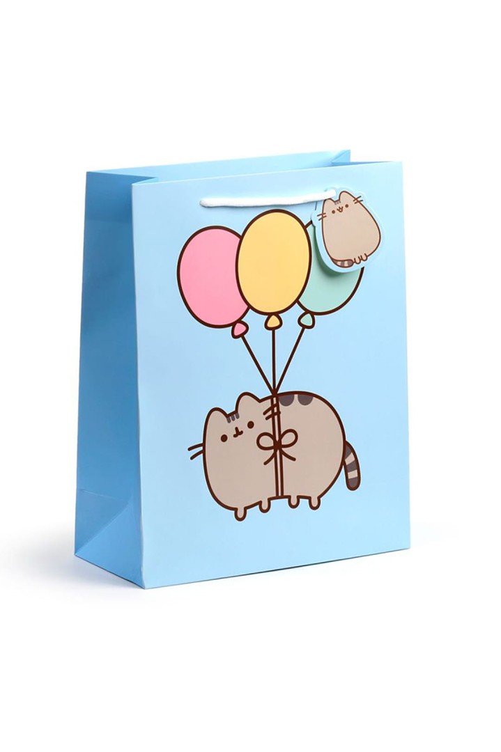 Geschenktüte mit Katzenmotiv groß