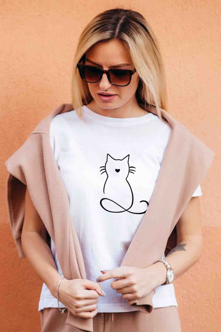 Katzennasen-T-Shirt für die Katzendame